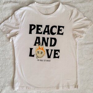 BANKSY Peace and Love Graphic T-Shirt - Elevenparis